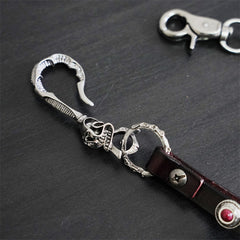 Metal Wallet Belt Chain Rock Punk Trousers Hipster Pant Keychain