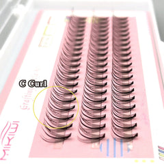 60pcs Mikiwi Sandwich Cluster Lashes for DIY Lash Extensions