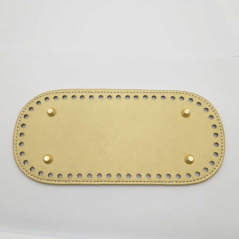 DIY Oval Basket Bases with Rivet for Crochet Handbag - Wear resistant