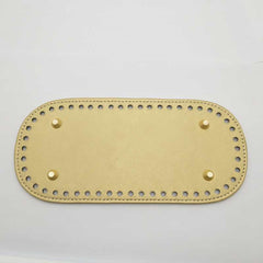 DIY Oval Basket Bases with Rivet for Crochet Handbag - Wear resistant