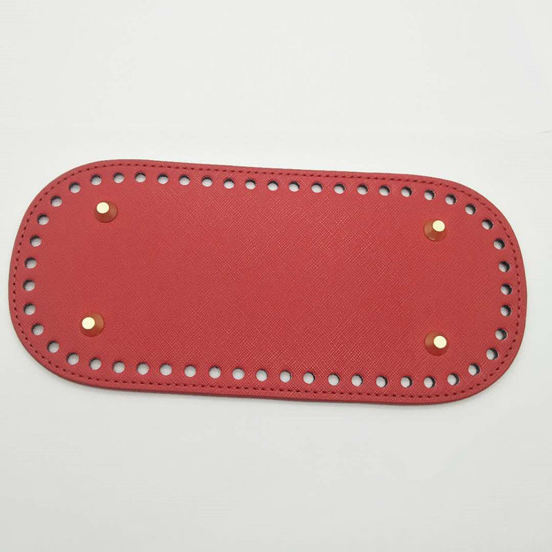 DIY Oval Basket Bases with Rivet for Crochet Handbag - Wear resistant