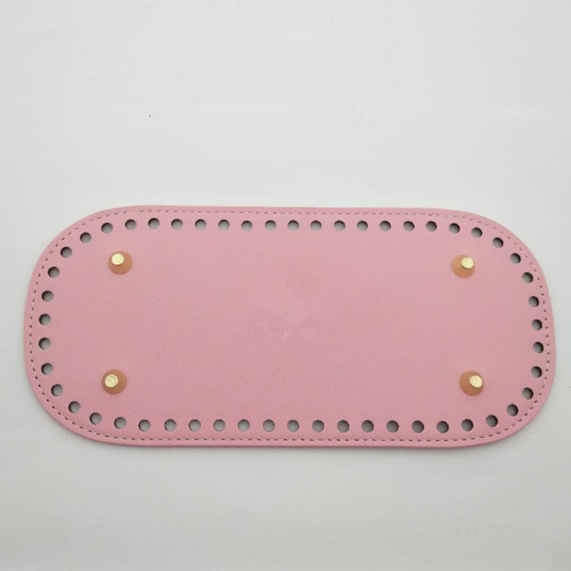 DIY Oval Basket Bases with Rivet for Crochet Handbag - Wear resistant