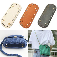 DIY Oval Basket Bases with Rivet for Crochet Handbag - Wear resistant
