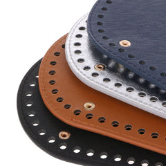 DIY Oval Basket Bases with Rivet for Crochet Handbag - Wear resistant