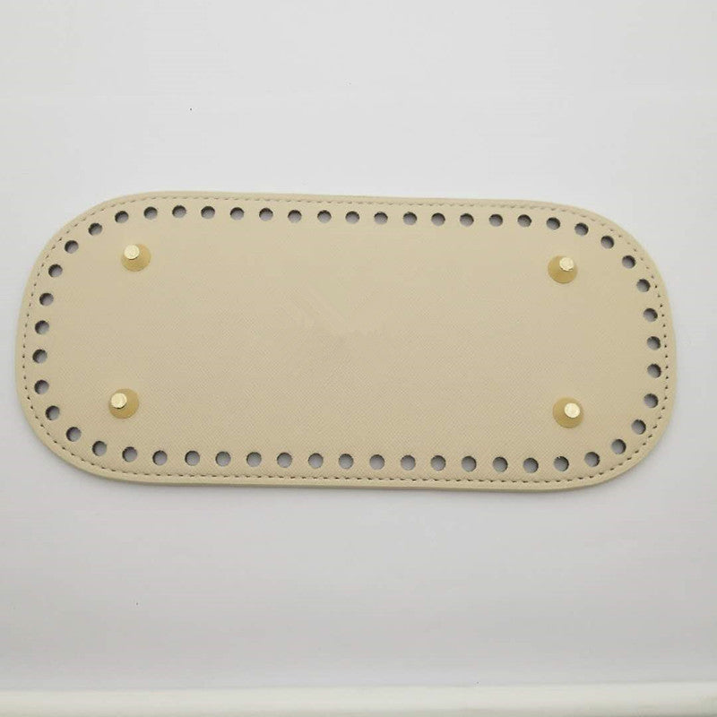 DIY Oval Basket Bases with Rivet for Crochet Handbag - Wear resistant