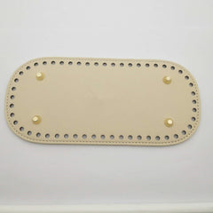 DIY Oval Basket Bases with Rivet for Crochet Handbag - Wear resistant