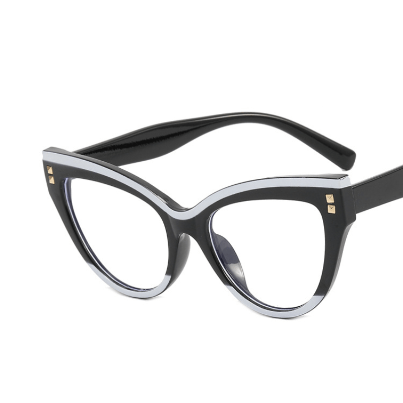 Cat Eye Anti Light Glasses For Women Men Casual Block Reading Glasses