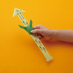 5-In-1 Sliding Gauge Sewing Ruler For Knitting Crafting