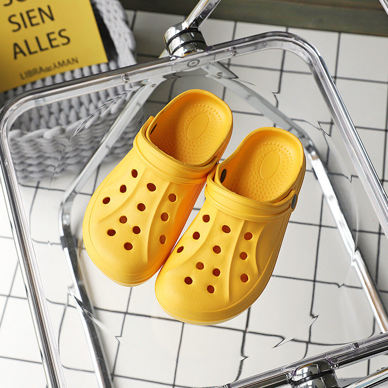 Women's Hollow Out Clogs Casual Garden Shoes Slip On Beach Shoes