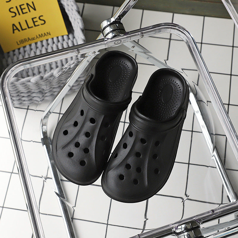 Women's Hollow Out Clogs Casual Garden Shoes Slip On Beach Shoes