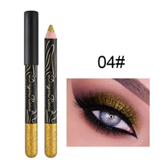 Waterproof Pearly Eyeshadow Stick and Sequin Eyeliner Pencil