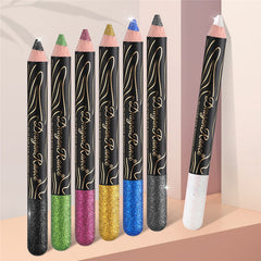 Waterproof Pearly Eyeshadow Stick and Sequin Eyeliner Pencil