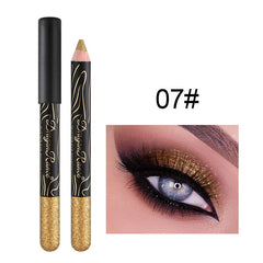 Waterproof Pearly Eyeshadow Stick and Sequin Eyeliner Pencil