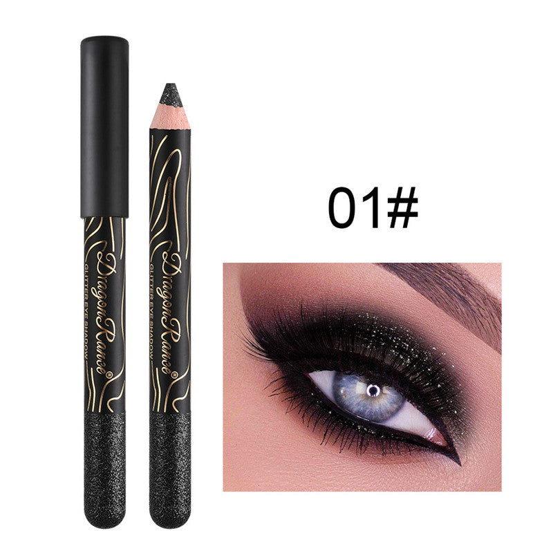 Waterproof Pearly Eyeshadow Stick and Sequin Eyeliner Pencil