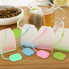 1pc Silicone Tea Bag Transparent Tea Filter Bag Tea Leak Silicone Bag Tea Maker