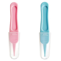2pcs Baby Booger Clips Round Head Cleaning Tweezers
