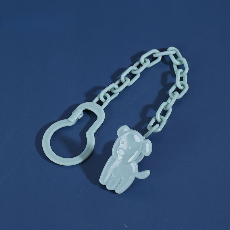 2pcs Infant Pacifier Chains Button Pacifier Chain Clip