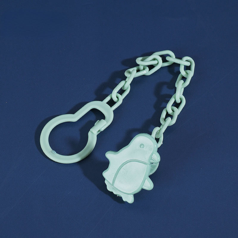 2pcs Infant Pacifier Chains Button Pacifier Chain Clip