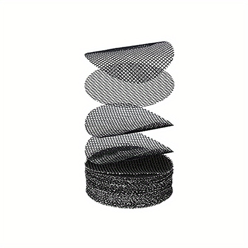 50pcs Pot Hole Mesh Pad Round Screens Prevent Soil Loss Anti Drainage Screens