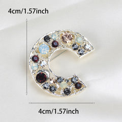 Locke Court Brooch Micro Inlaid Diamonds Pearl Flowers Brooch