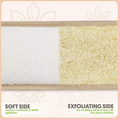 Natural Loofah Back Scrubber for Deep Shower Cleaning