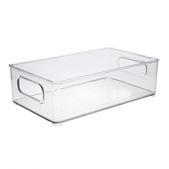 Portable Plastic Refrigerator Food Storage Bins