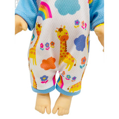 Giraffe Pattern Jumpsuit Doll Clothes for 25-30 Dolls
