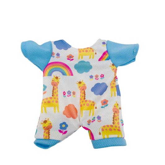 Giraffe Pattern Jumpsuit Doll Clothes for 25-30 Dolls