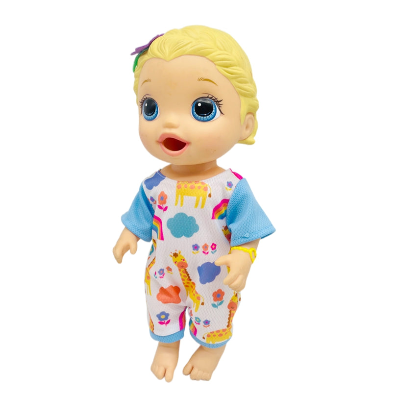 Giraffe Pattern Jumpsuit Doll Clothes for 25-30 Dolls