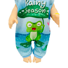 Adorable Frog Pattern Jumpsuit for 25-30" Dolls