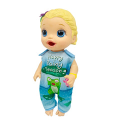 Adorable Frog Pattern Jumpsuit for 25-30" Dolls