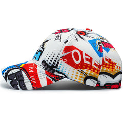 Graffiti Baseball Cap - Comic Book Inspired