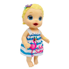Flamingo Pattern Dress Doll Pajamas Clothes for 30 48 cm Dolls