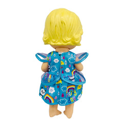 Rainbow Panda Print Dress for 25-30 cm Alive Dolls