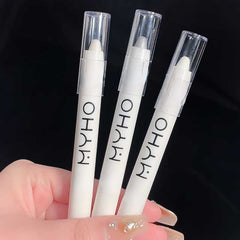 Glitter Highlighter Pen Waterproof Silver Diamond Brighten Eyeshadow Stick