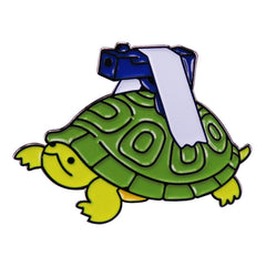 Green Turtle Brooch for Men, Creative Pin