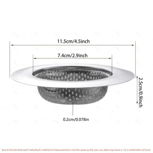 2pcs Stainless Steel Sink Strainer Filter Floor Drain