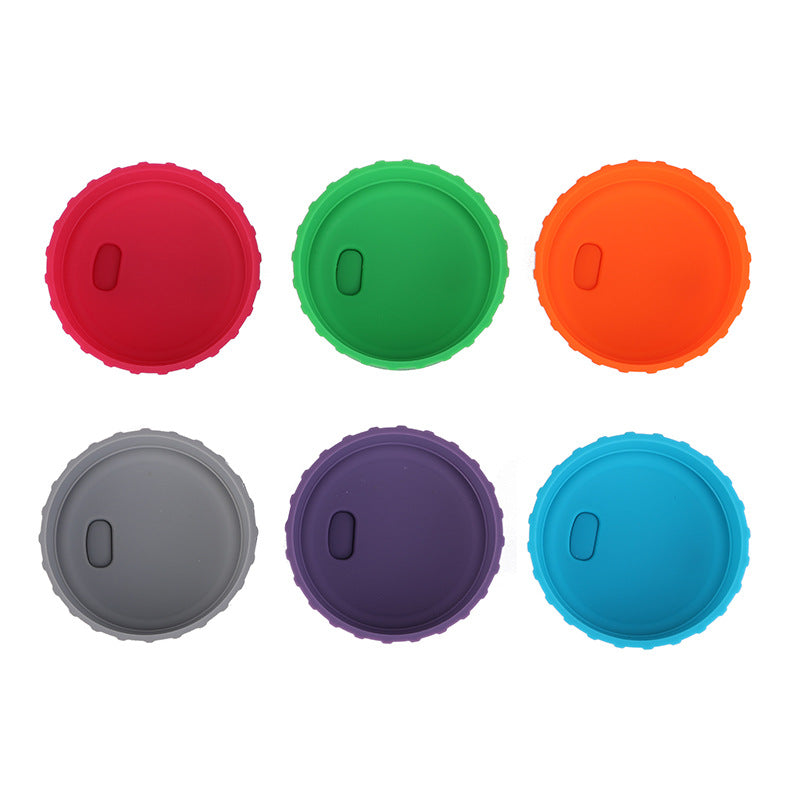 6pcs Silicone Can Lids for Mason Jars, Seals with Silicone Seal
