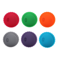 6pcs Silicone Can Lids for Mason Jars, Seals with Silicone Seal