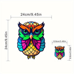 Owl Cartoon Iron On Transfer Patches Heat Transfer Vinyl Sticker