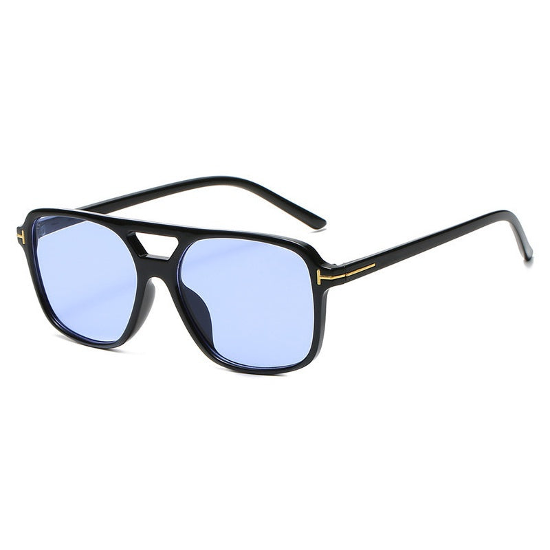 Retro Square Candy Sunglasses UV400 for Beach Party Travel