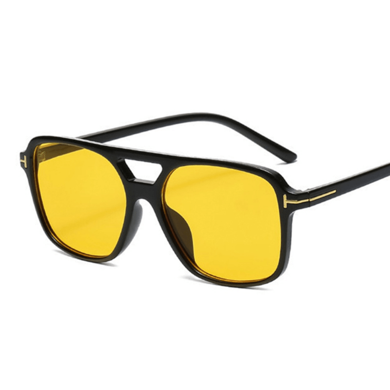 Retro Square Candy Sunglasses UV400 for Beach Party Travel