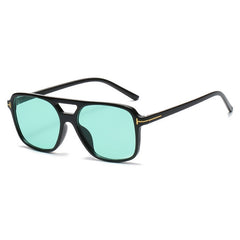 Retro Square Candy Sunglasses UV400 for Beach Party Travel