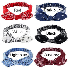 Vintage Paisley Pattern Headbands Elastic Hairbands Hair Accessories
