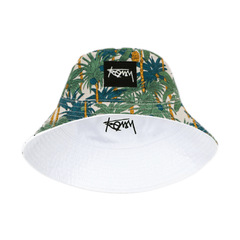 Double Sided Bucket Hat for Sun Protection Lightweight Floral Pattern