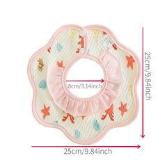 Soft Pure Cotton Waterproof Baby Feeding Bib