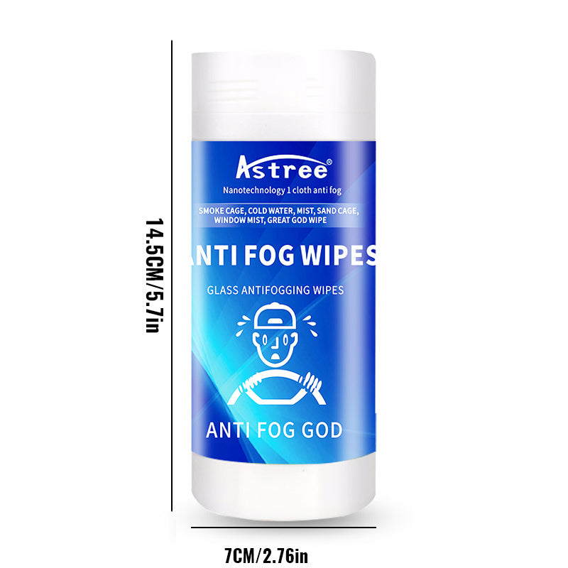 Crystal Clear Vision Anti fog Wipes For Windshield Defogging