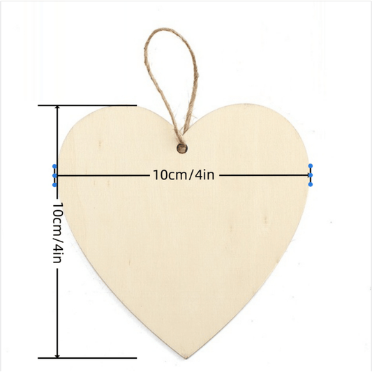 Wooden Heart Pet Memorial Ornament