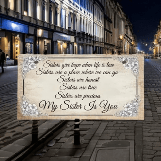 Sister Ornament Friends Sign Decoration Thank You Birthday Gift
