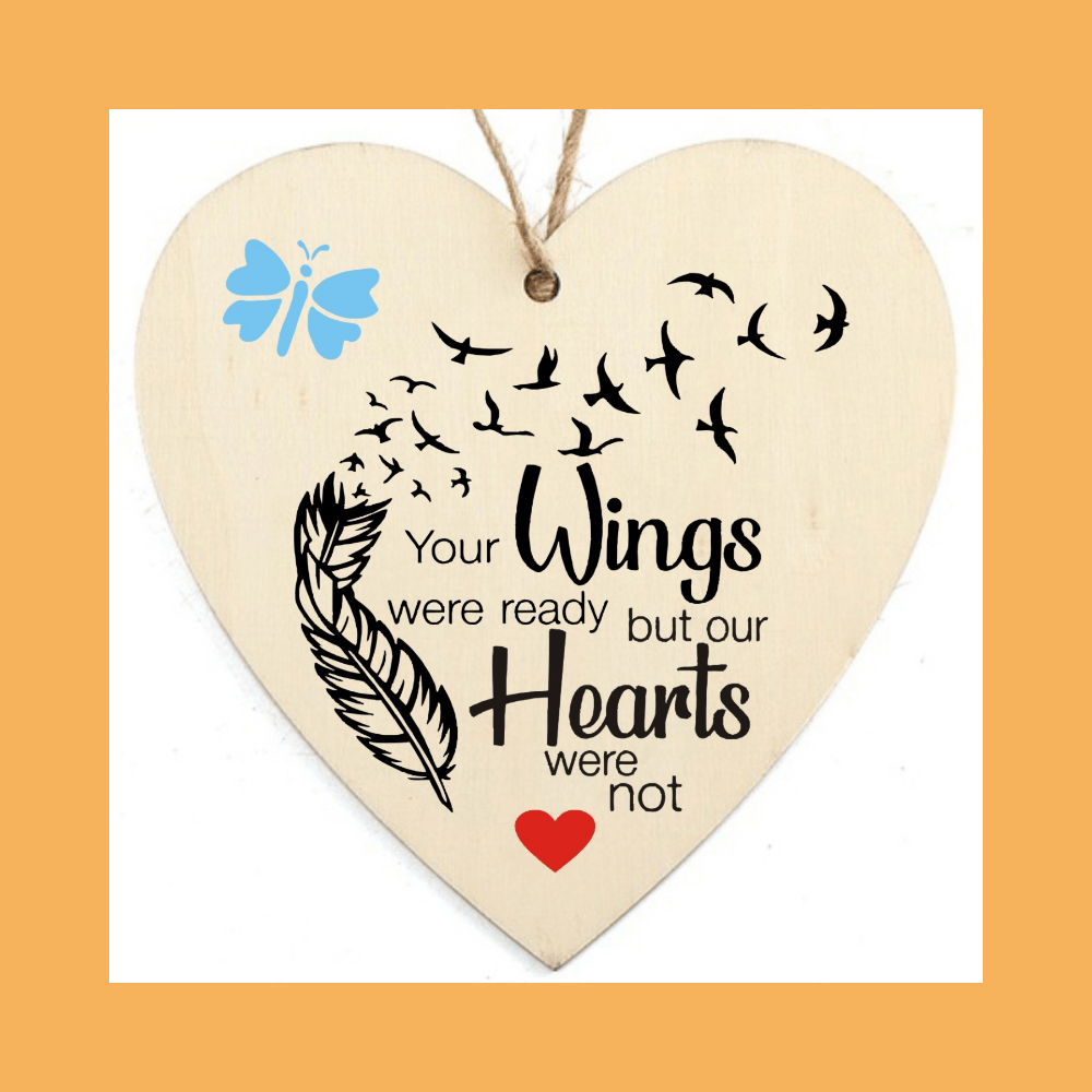 In Memory Memorial Loss Of Loved One Craft Ornaments Garden Sign Mother's Gift